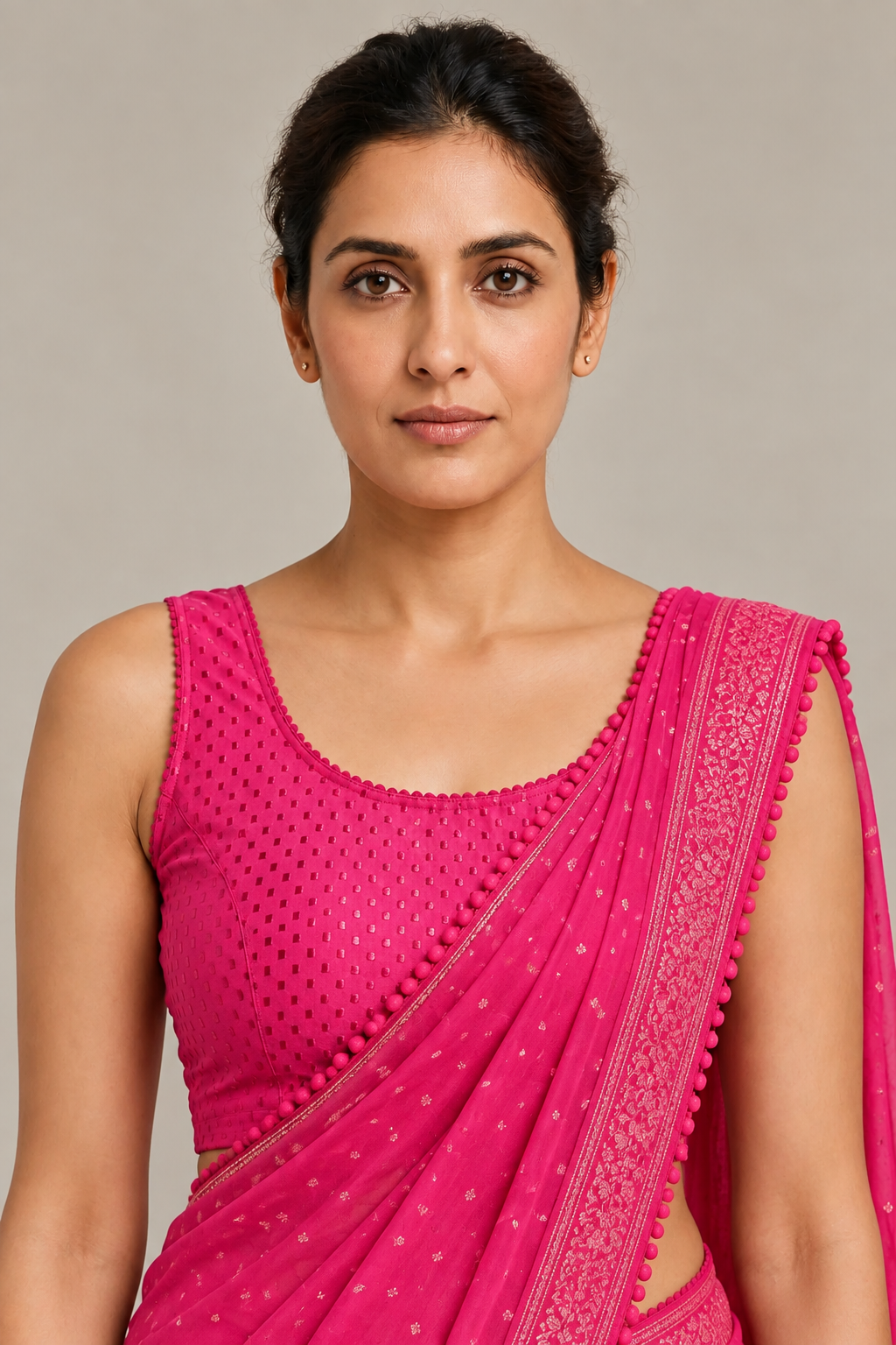 NIJER FASHION Sleeveless Readymade Stretchable Saree Blouse for Women