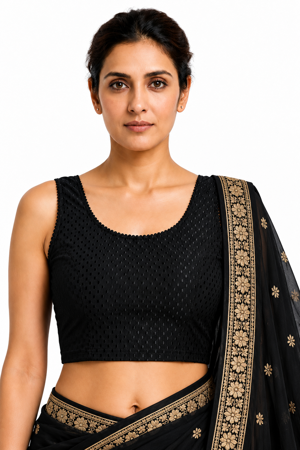 NIJER FASHION Sleeveless Readymade Stretchable Saree Blouse for Women